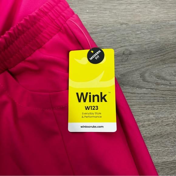 WINK maternity NWT pink jogger scrubs V13 - Picture 6 of 6